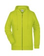Sweaters & hoodies JAMES & NICHOLSON Ladies` Zip-Hoody voor bedrukking &amp; borduring
