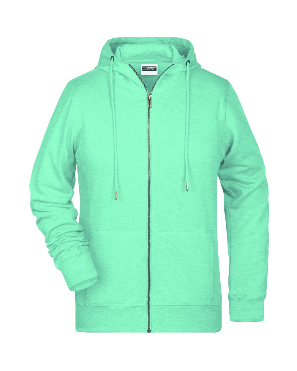 JAMES & NICHOLSON Ladies` Zip-Hoody Sweatshirts personalisierbar