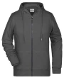 JAMES & NICHOLSON Ladies` Zip-Hoody Sweatshirts personalisierbar