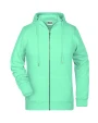 Sweaters & hoodies JAMES & NICHOLSON Ladies` Zip-Hoody voor bedrukking &amp; borduring