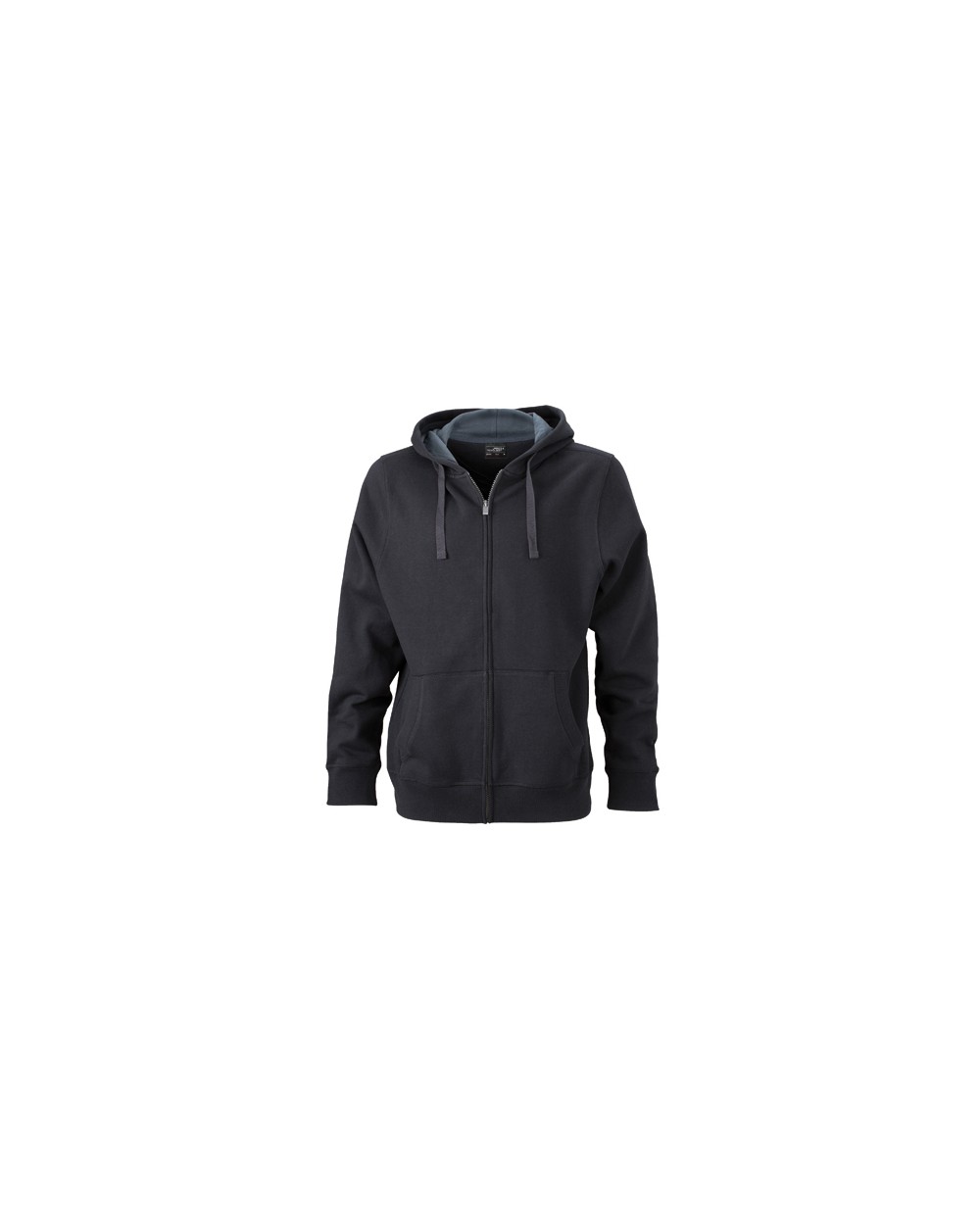 Sweaters & hoodies JAMES & NICHOLSON Men`s Hooded Jacket voor bedrukking &amp; borduring