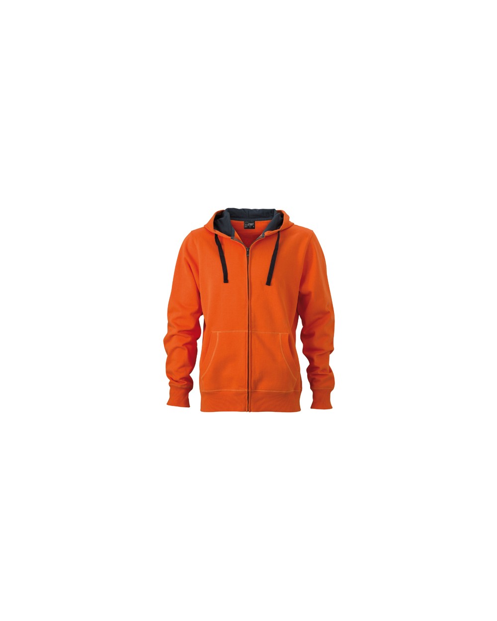 Sweaters & hoodies JAMES & NICHOLSON Men`s Hooded Jacket voor bedrukking &amp; borduring
