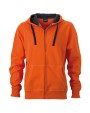 Sweaters & hoodies JAMES & NICHOLSON Men`s Hooded Jacket voor bedrukking &amp; borduring
