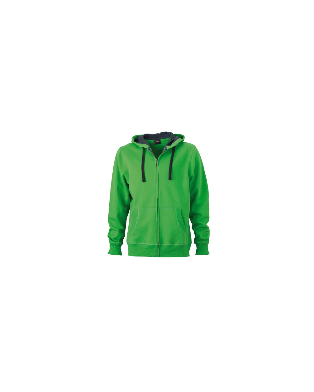Sweaters & hoodies JAMES & NICHOLSON Men`s Hooded Jacket voor bedrukking &amp; borduring