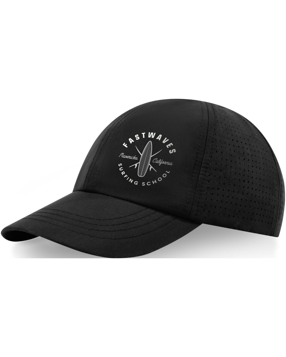 Casquettes personnalisable ELEVATE Casquette 6 panneaux Mica GRS recyclée ajustée