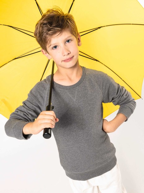 Sweat-shirts à personnaliser KARIBAN Sweat-shirt Bio manches raglan enfant 