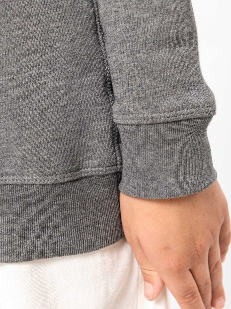 Sweat-shirts à personnaliser KARIBAN Sweat-shirt Bio manches raglan enfant 