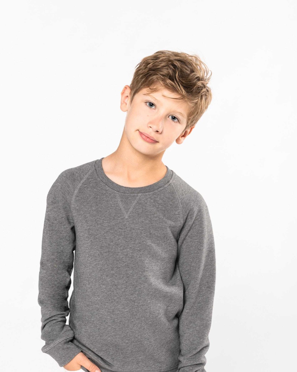 KARIBAN Bio-Sweatshirt für Kinder mit Raglanärmeln Sweatshirts personalisierbar