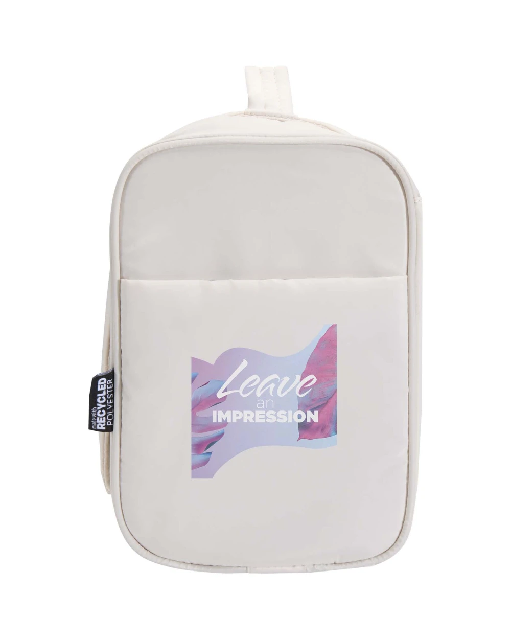 Tassen & Zakken 4DO Puffer GRS gerecycleerde ophangbare canvas toilettas 8L voor bedrukking &amp; borduring