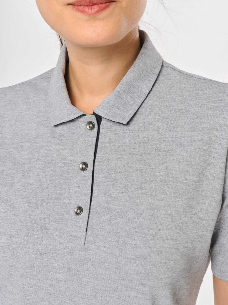 Polos à personnaliser WK. DESIGNED TO WORK Polo long manches courtes femme 