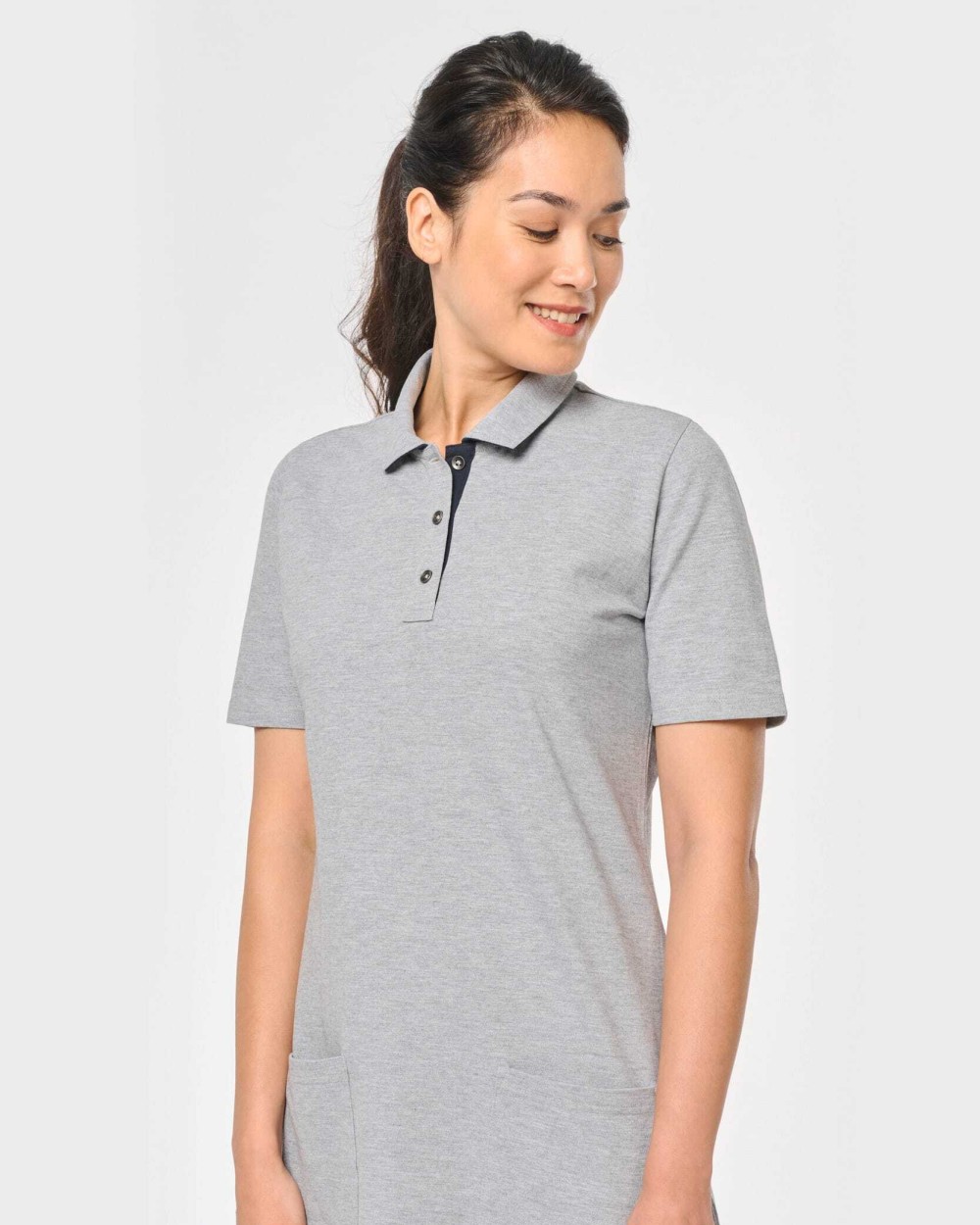 Polos personnalisable WK. DESIGNED TO WORK Polo long manches courtes femme