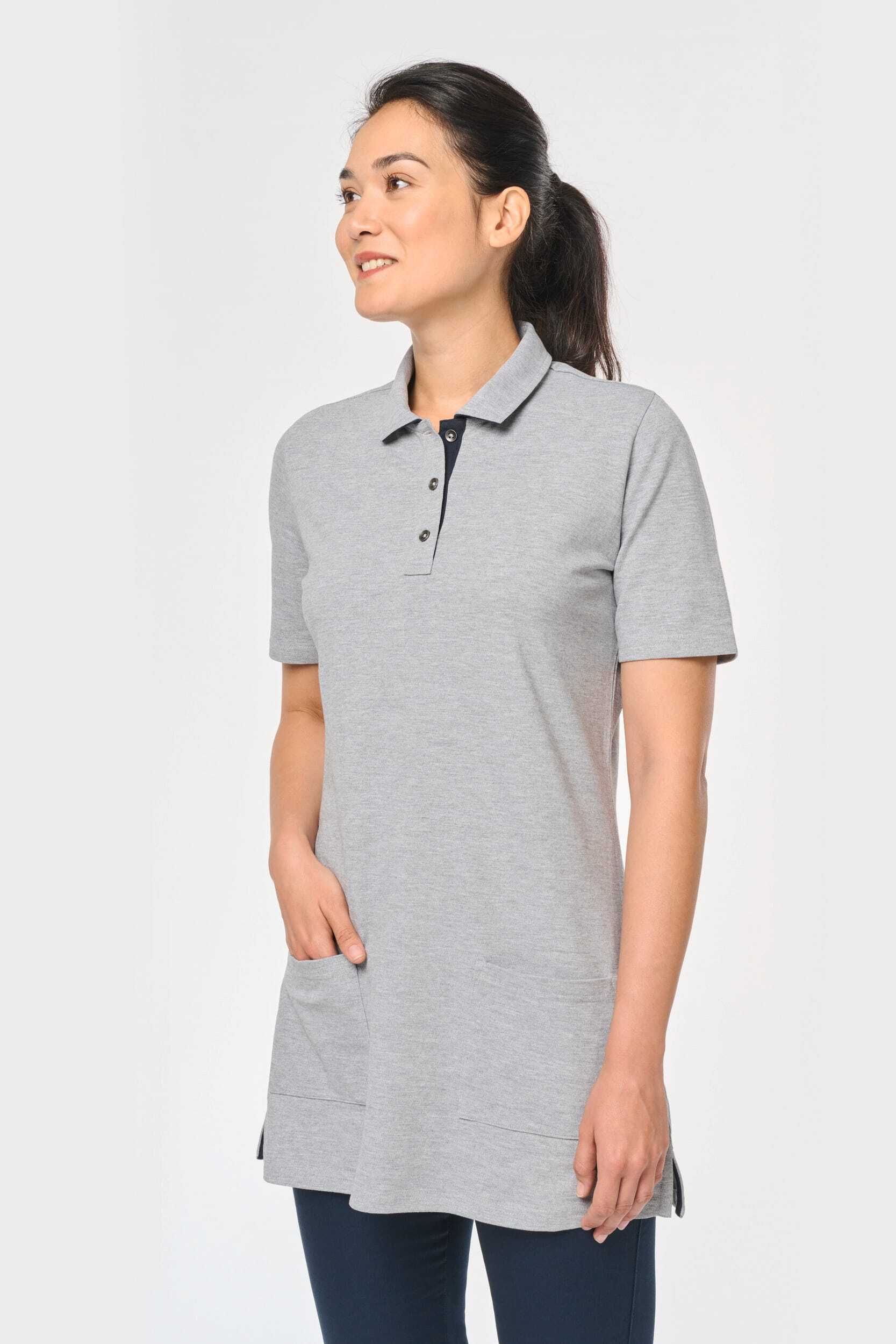 Polos personnalisable WK. DESIGNED TO WORK Polo long manches courtes femme