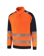 Sweat-shirts personnalisable TRICORP Sweat 1/4 Zip Haute Visibilité Redefined Lavable Industriellement