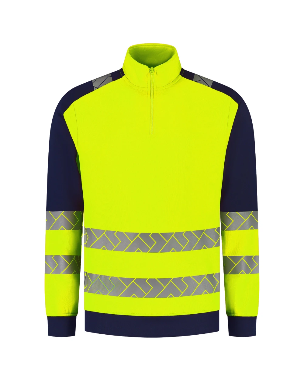 TRICORP 1/4 Zip Sweatshirt High Vis Redefined Industriell Waschbar Sweatshirts personalisierbar