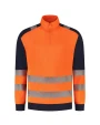TRICORP 1/4 Zip Sweatshirt High Vis Redefined Industriell Waschbar Sweatshirts personalisierbar