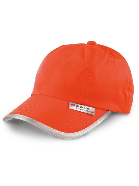 RESULT Casquette avec bordures réfléchissantes /api/colors/d51260d5-b263-4200-988d-ee19f414959e personnalisable
