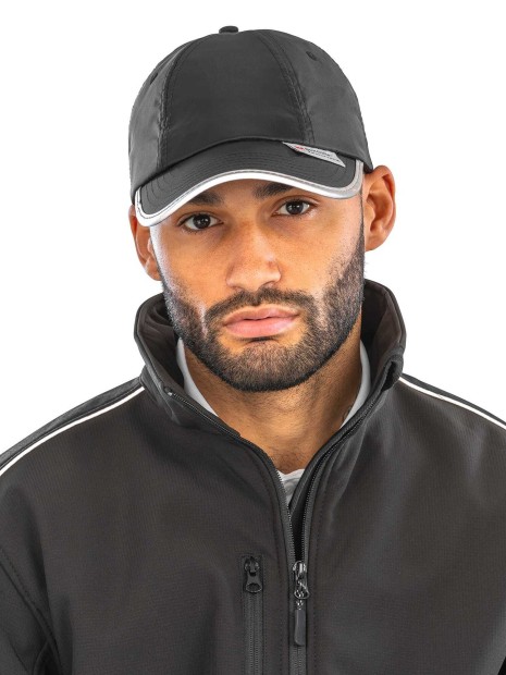Casquettes à personnaliser RESULT Casquette avec bordures réfléchissantes 