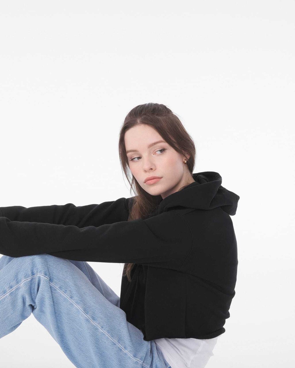 BELLA-CANVAS Cropped Kapuzensweatshirt Sweatshirts personalisierbar