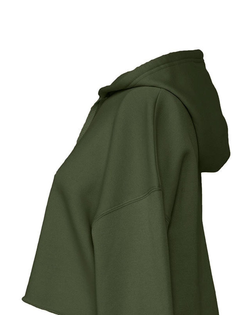 Sweat-shirts personnalisable BELLA-CANVAS Sweat-shirt crop à capuche femme