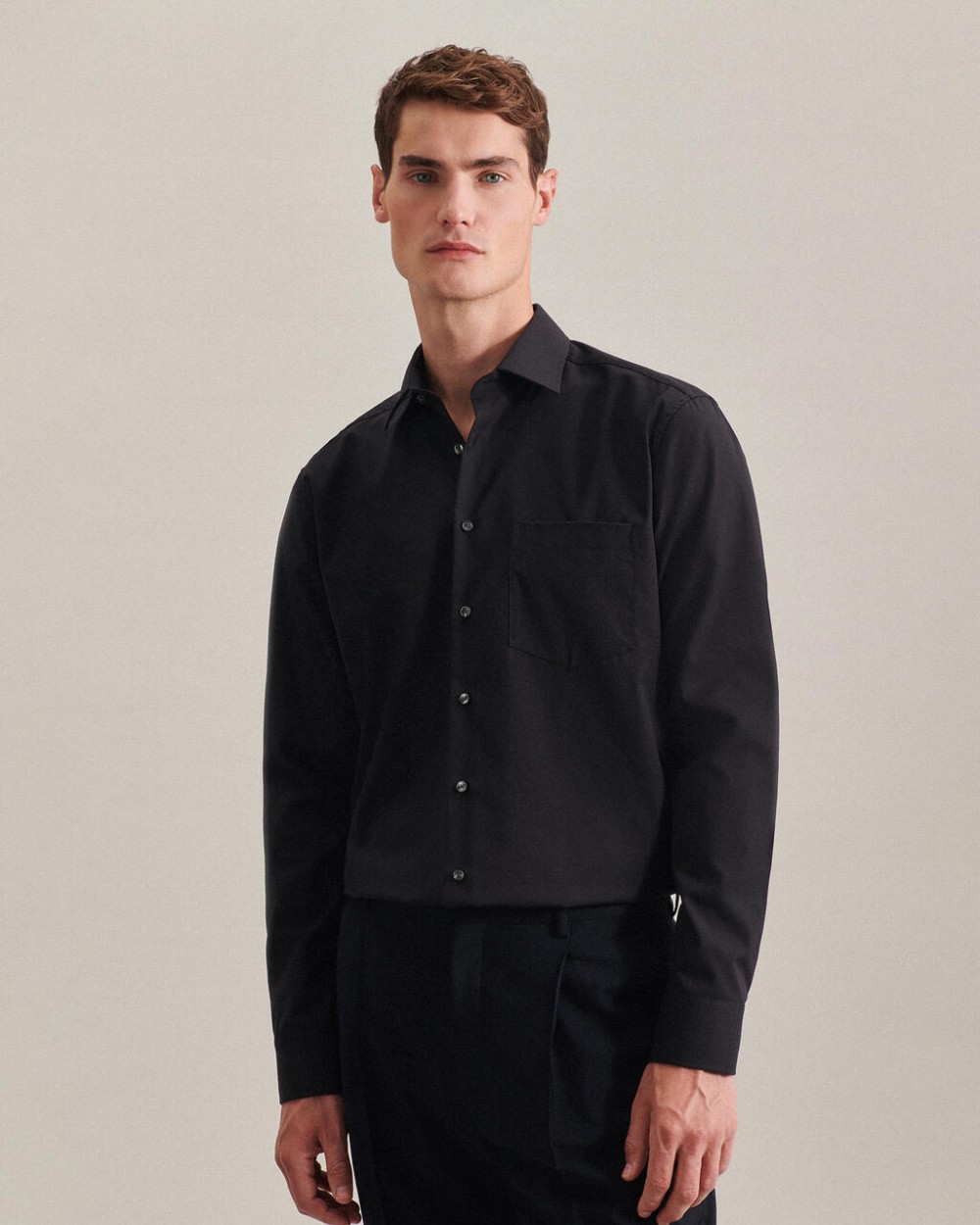 Chemises personnalisable SEIDENSTICKER Seidensticker Regular Fit 1/1 Business Kent