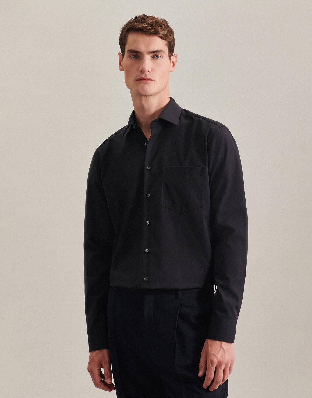 SEIDENSTICKER Seidensticker Regular Fit 1/1 Business Kent Hemden personalisierbar