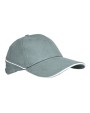 PRINTWEAR Cap White-Stripe Kappen personalisierbar