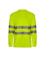 T-Shirts personnalisable VELILLA TEE-SHIRT ML EN COTON/POLYESTER HAUTE VISIBILITÉ
