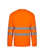 T-shirts VELILLA COTON/POLYESTER LS HIGH VISIBILITY T-SHIRT voor bedrukking &amp; borduring