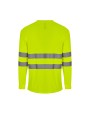 T-Shirts personnalisable VELILLA TEE-SHIRT ML EN COTON/POLYESTER HAUTE VISIBILITÉ