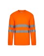 T-Shirts personnalisable VELILLA TEE-SHIRT ML EN COTON/POLYESTER HAUTE VISIBILITÉ