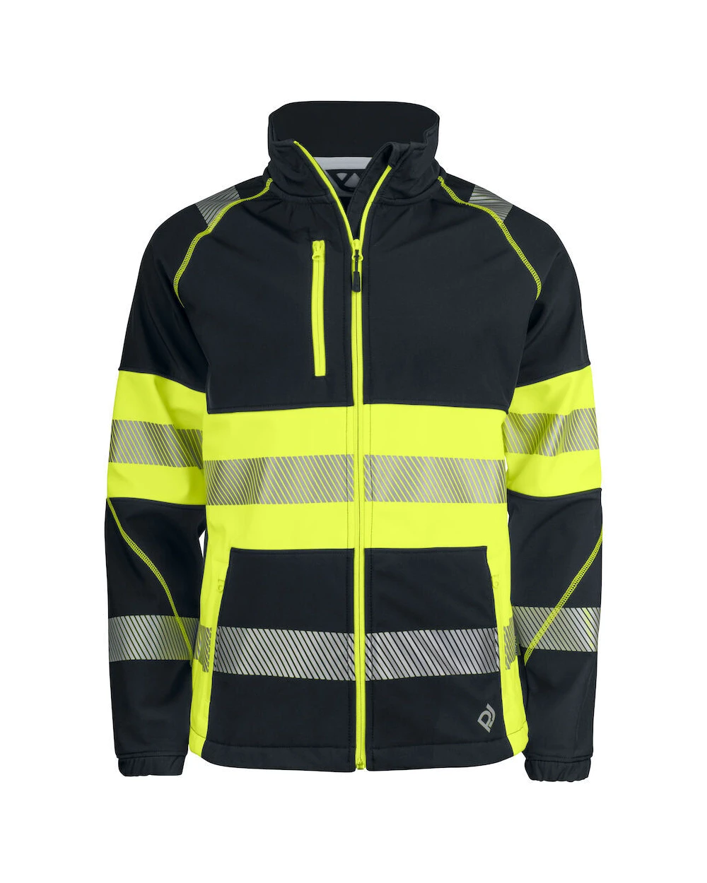 Softshells PROJOB 6443 SIGNALISATIESOFTSHELL EN ISO 20471 KLASSE 1 voor bedrukking &amp; borduring