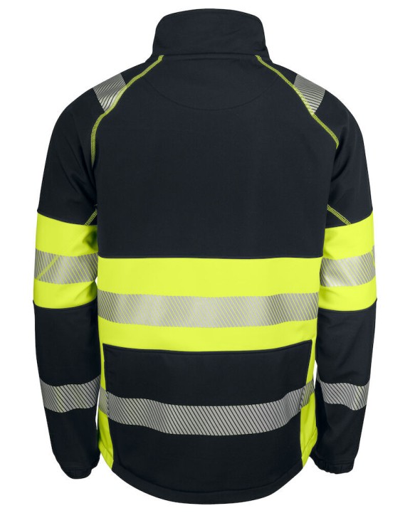 Softshells personnalisable PROJOB 6443 SOFTSHELL DEPERLANTE - EN ISO 20471 CLASSE 1