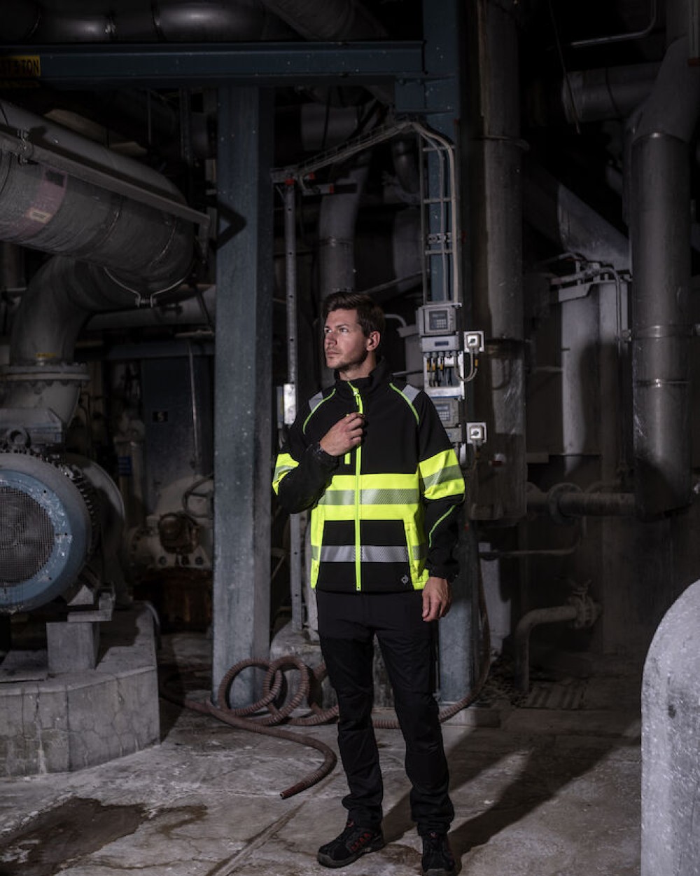 PROJOB 6443 SOFTSHELL JACKE EN ISO 20471 KLASSE 1 Softshells personalisierbar