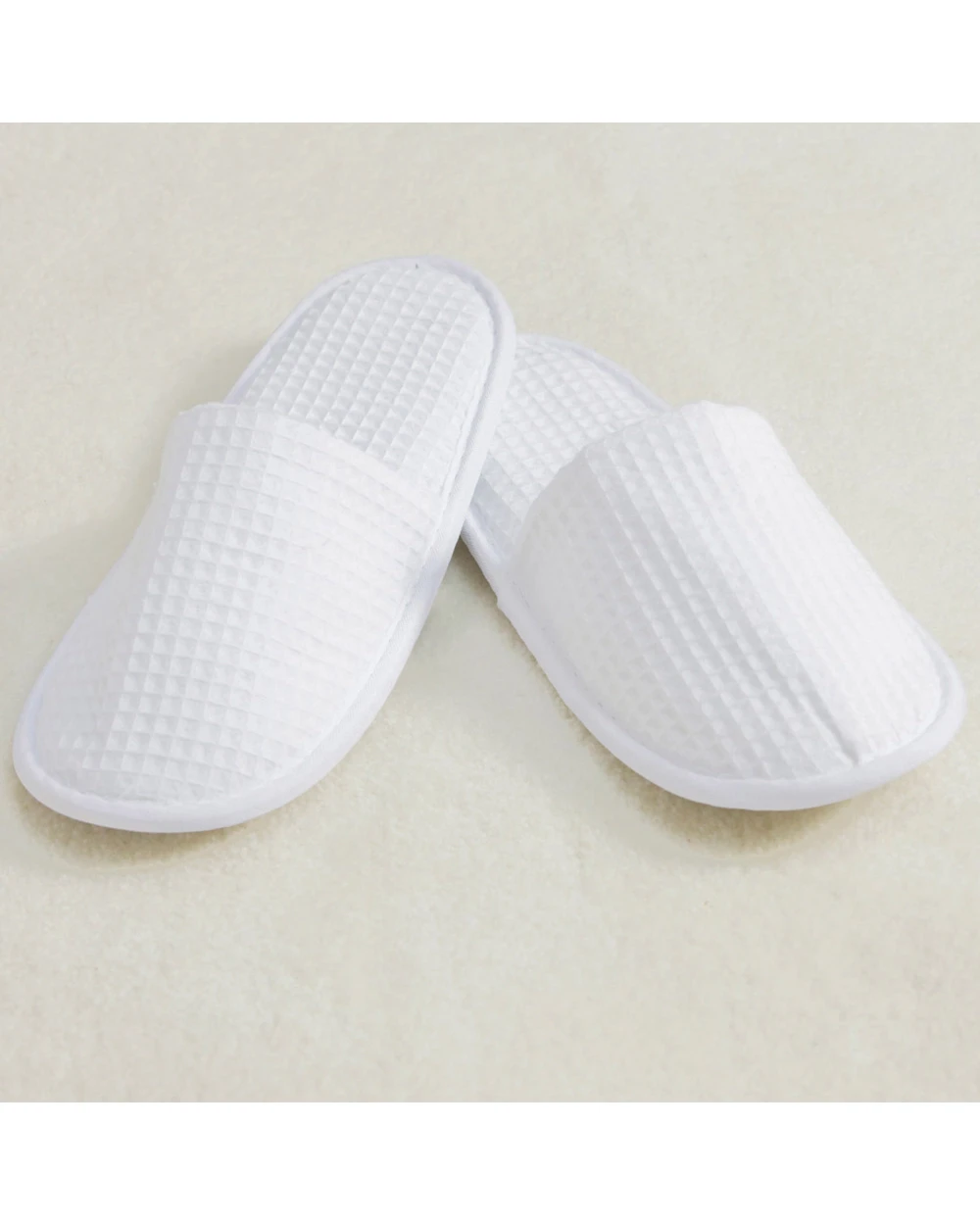 Benodigdheden TOWEL-CITY Waffle Mule Slippers voor bedrukking &amp; borduring