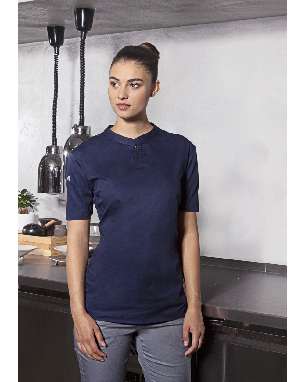 T-Shirts personnalisable KARLOWSKY Women´s Short-Sleeved Work Shirt Performance