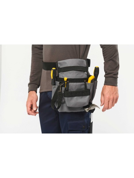 WK. DESIGNED TO WORK Sac à outils avec ceinture  personnalisable