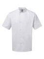 PREMIER Veste chef cuisinier manches courtes "Essential" /api/colors/7a92cd2d-10d2-40b4-928b-296bb7487506 personnalisable