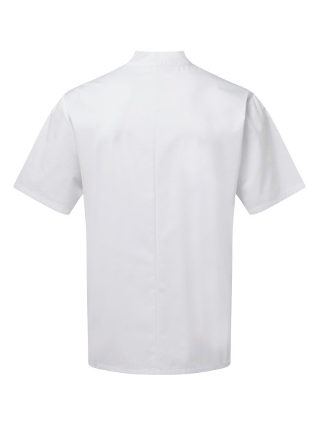 PREMIER Veste chef cuisinier manches courtes "Essential" /api/colors/7a92cd2d-10d2-40b4-928b-296bb7487506 personnalisable