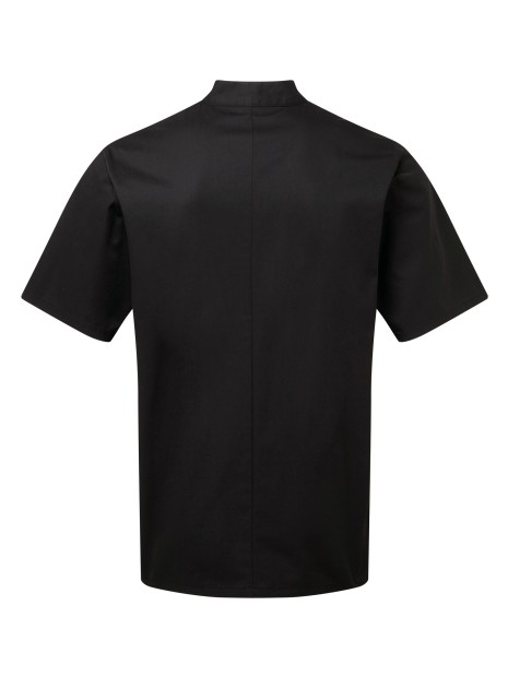 PREMIER Veste chef cuisinier manches courtes "Essential" /api/colors/b9fdad4a-5e94-45cb-8c03-c08b349b28c3 personnalisable