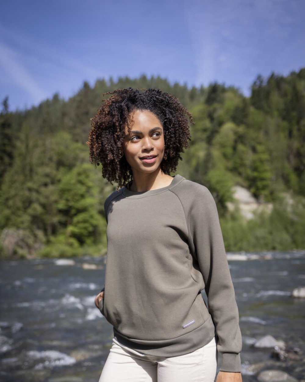 CUTTER & BUCK Pemberton Crewneck Ladies Sweatshirts personalisierbar