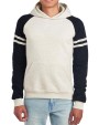 Sweat-shirts personnalisable JERZEES NuBlend Varsity Colour-Block Hooded Sweatshirt