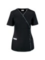 WK. DESIGNED TO WORK Blouse polycoton avec boutons-pression femme /api/colors/b9fdad4a-5e94-45cb-8c03-c08b349b28c3 personnalisable