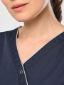 Tabliers à personnaliser WK. DESIGNED TO WORK Blouse polycoton avec boutons-pression femme 