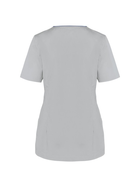 WK. DESIGNED TO WORK Blouse polycoton avec boutons-pression femme /api/colors/b8c3da1f-f409-43cb-b759-5e63471e125b personnalisable