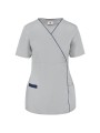 WK. DESIGNED TO WORK Blouse polycoton avec boutons-pression femme /api/colors/b8c3da1f-f409-43cb-b759-5e63471e125b personnalisable