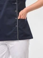 Tabliers à personnaliser WK. DESIGNED TO WORK Blouse polycoton avec boutons-pression femme 