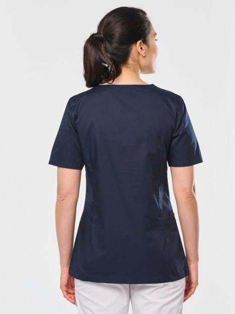 Tabliers à personnaliser WK. DESIGNED TO WORK Blouse polycoton avec boutons-pression femme 