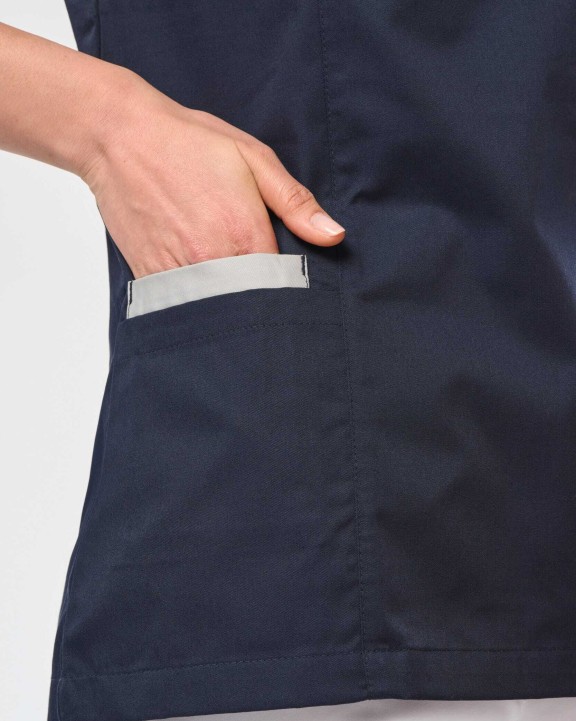 WK. DESIGNED TO WORK Damenkittel aus Baumwollpolyester mit Druckknöpfen Schürzen personalisierbar