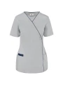 WK. DESIGNED TO WORK Blouse polycoton avec boutons-pression femme /api/colors/b8c3da1f-f409-43cb-b759-5e63471e125b personnalisable