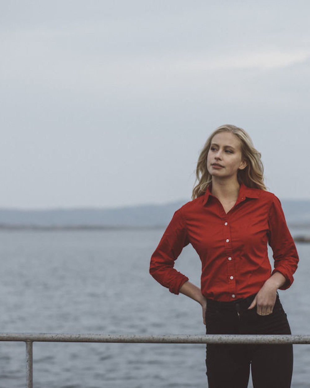 Hemden COTTOVER SHIRT TWILL LADY - GOTS GECERTIFICEERD voor bedrukking &amp; borduring